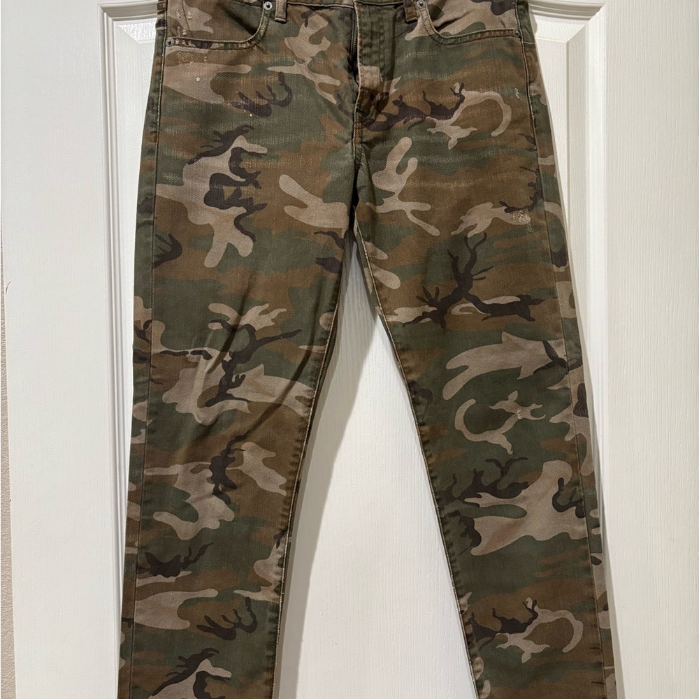 Polo by Ralph Lauren Camouflage Women Jeans with slight distressing on pockets - Picture 2 of 4